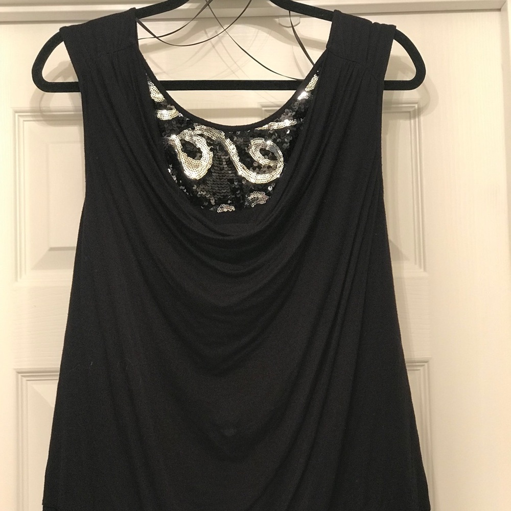Black tank top